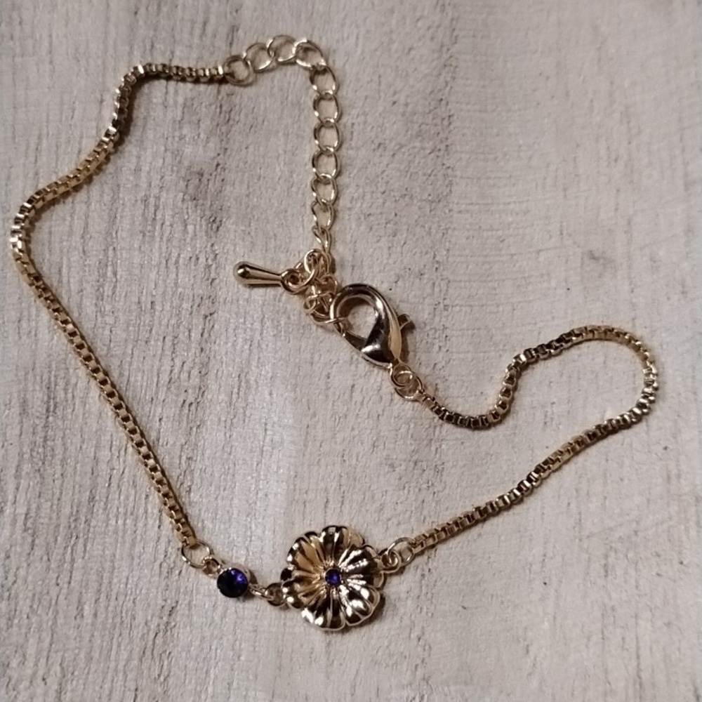 Birthstone Necklace With Bracelet Or Ankle Bracelet - Picture 5 of 5